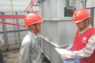 110千伏方家?guī)X變電站開(kāi)展電容器支柱瓷瓶斷裂更換工作，及時(shí)消除設(shè)備缺陷，