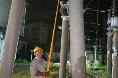 變電運(yùn)維對(duì)檀雷桔南I線，檀雷桔南II線停電操作，配合線路零點(diǎn)搶修