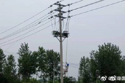 宿遷泗陽供電公司完成搶修10kV文開線故障跳閘斷電，恢復(fù)供電正常