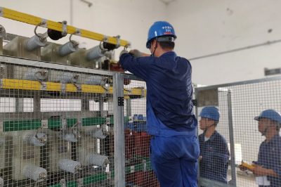 滄州供電公司對(duì)110千伏金化變電站進(jìn)行施工工作