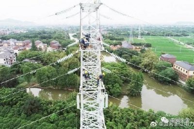 110千伏輸變電工程現(xiàn)場放導(dǎo)線