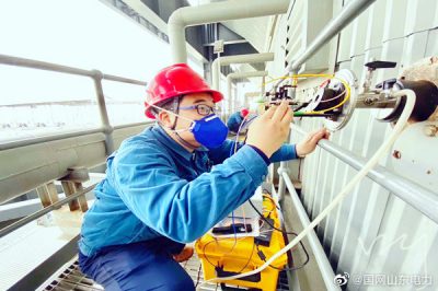 國華壽光電廠機組進行性能測試