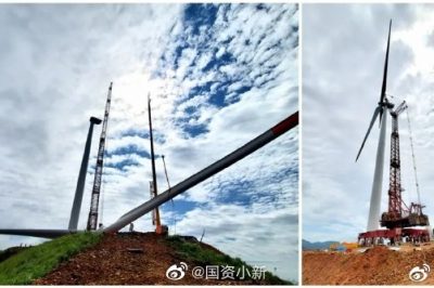 華電廣西新標桿！三江八江風(fēng)電項目首臺風(fēng)機順利吊裝完成
