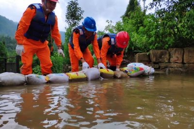 防汛演習日?；?暴雨雷電都不怕