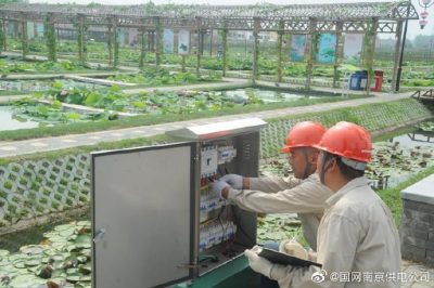 國(guó)網(wǎng)南京市江北新區(qū)供電公司安裝變壓器、環(huán)網(wǎng)柜、配電箱等配電設(shè)備