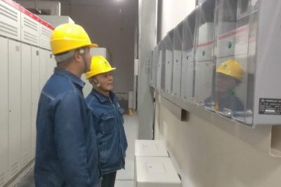 對轄區(qū)中華世紀(jì)城延長石油小區(qū)的配電室進行核查