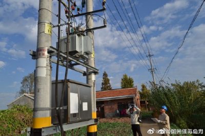 對(duì)全鎮(zhèn)管轄范圍內(nèi)配電線路、設(shè)備開展巡視檢查