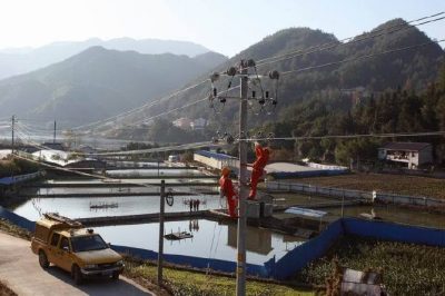 上門為魚庫檢查用電安全、供電線路、自備發(fā)電機等設(shè)備
